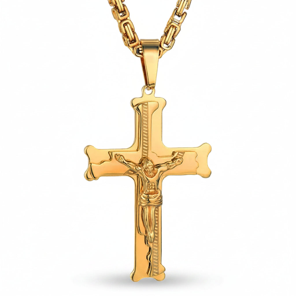 GLD Cross necklace