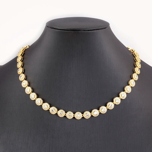 Heart - Round shaped Zircon Necklace