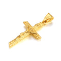 Stainless Steel Cross Necklace Jesus Pendant