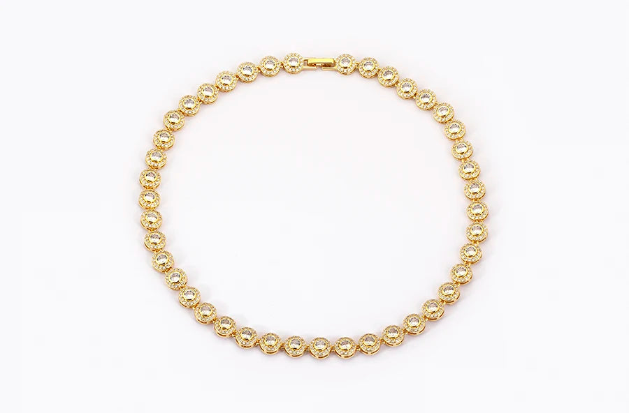 Heart - Round shaped Zircon Necklace