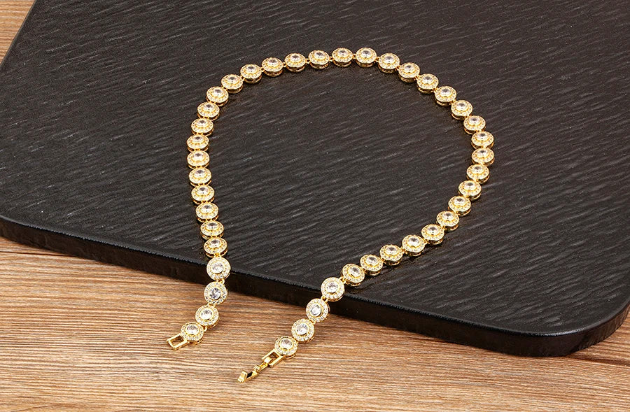 Heart - Round shaped Zircon Necklace